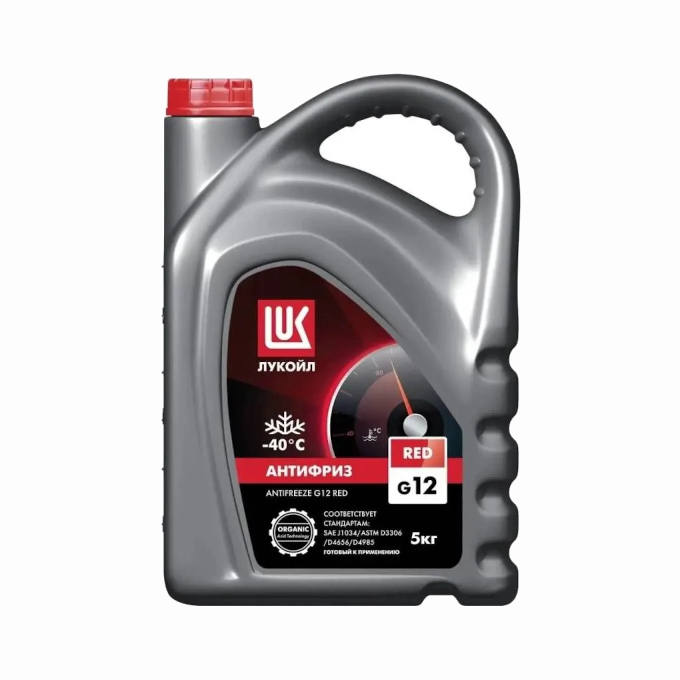Антифриз LUKOIL G12-40 Red, канистра 5л/5кг