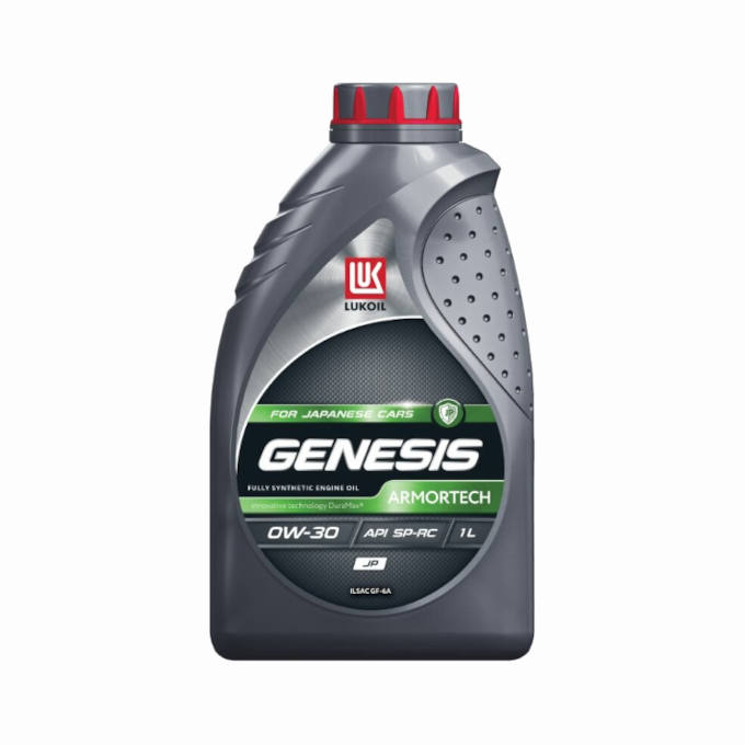Масло LUKOIL GENESIS ARMORTECH JP 0W-30 SP, SP-RC/GF-6A, канистра 1л/0,833кг