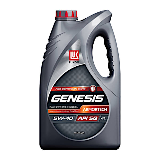 Масло LUKOIL GENESIS ARMORTECH  5W-40  SN/CF, канистра 4л/3,396кг