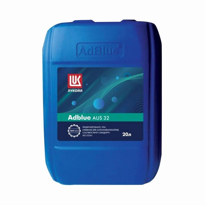 Очиститель выхлопных газов (мочевина) Lukoil Adblue, канистра 20л/21,74кг