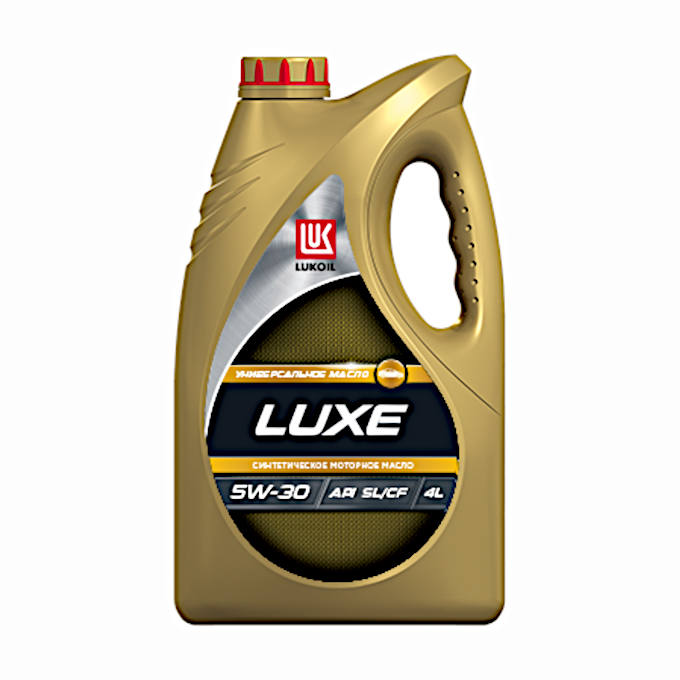 Масло LUKOIL LUXE synth 5W30 SL/CF, канистра 4л/3,408кг
