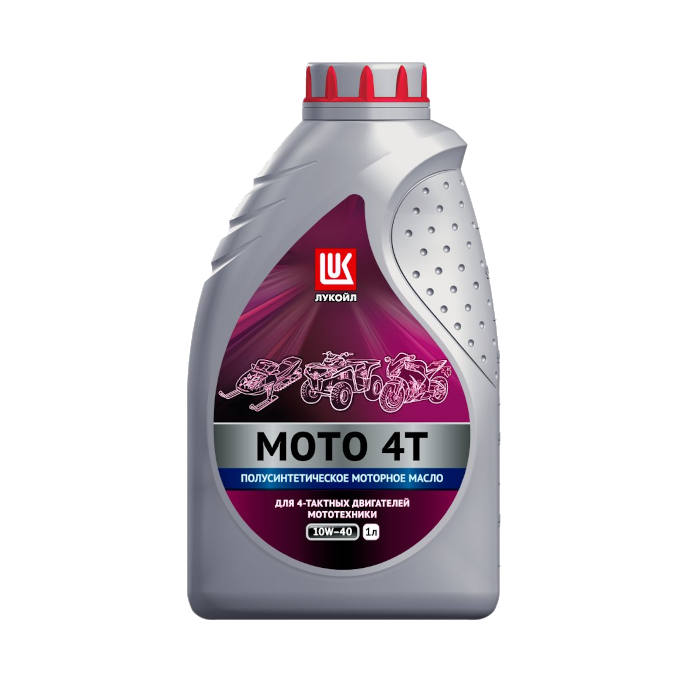 Масло LUKOIL MOTO 4T SAE 10W40 SL, канистра 1л/0,867кг