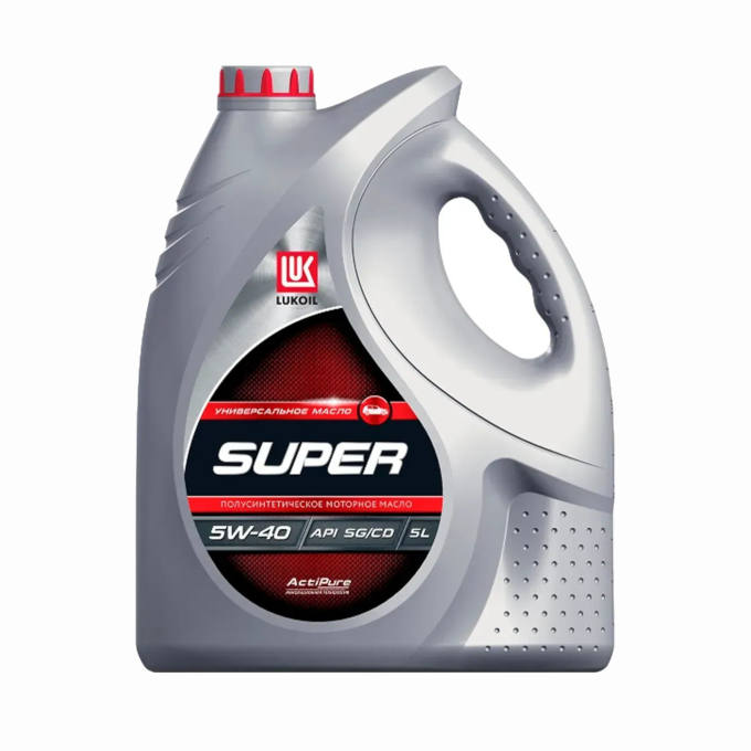 Масло LUKOIL SUPER 15W40 SG/CD, канистра 5л/4,39кг